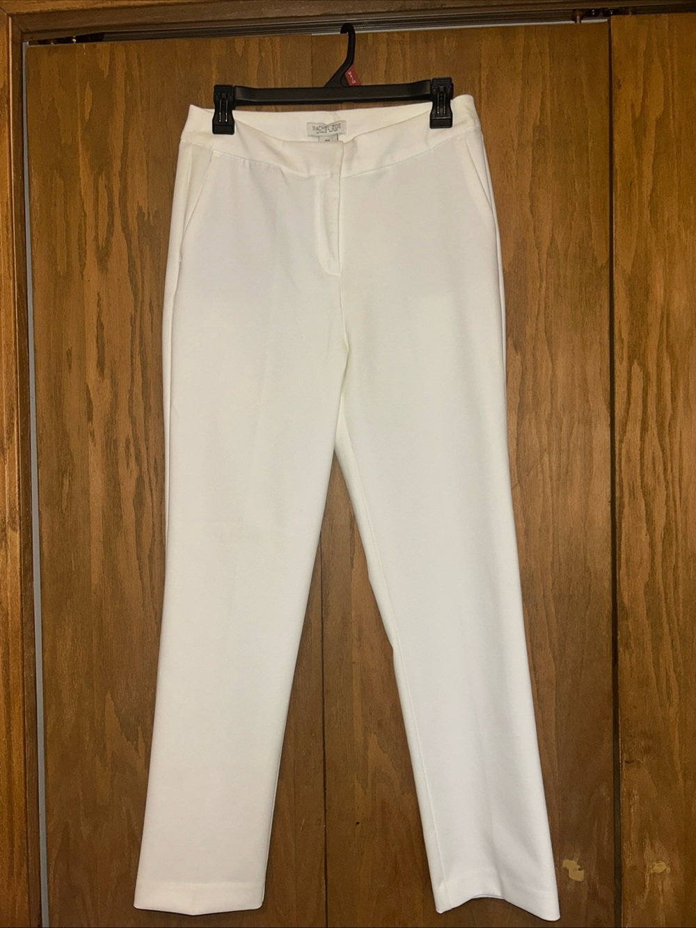 Rachel Zoe Ivory Straight-Leg Trouser 6